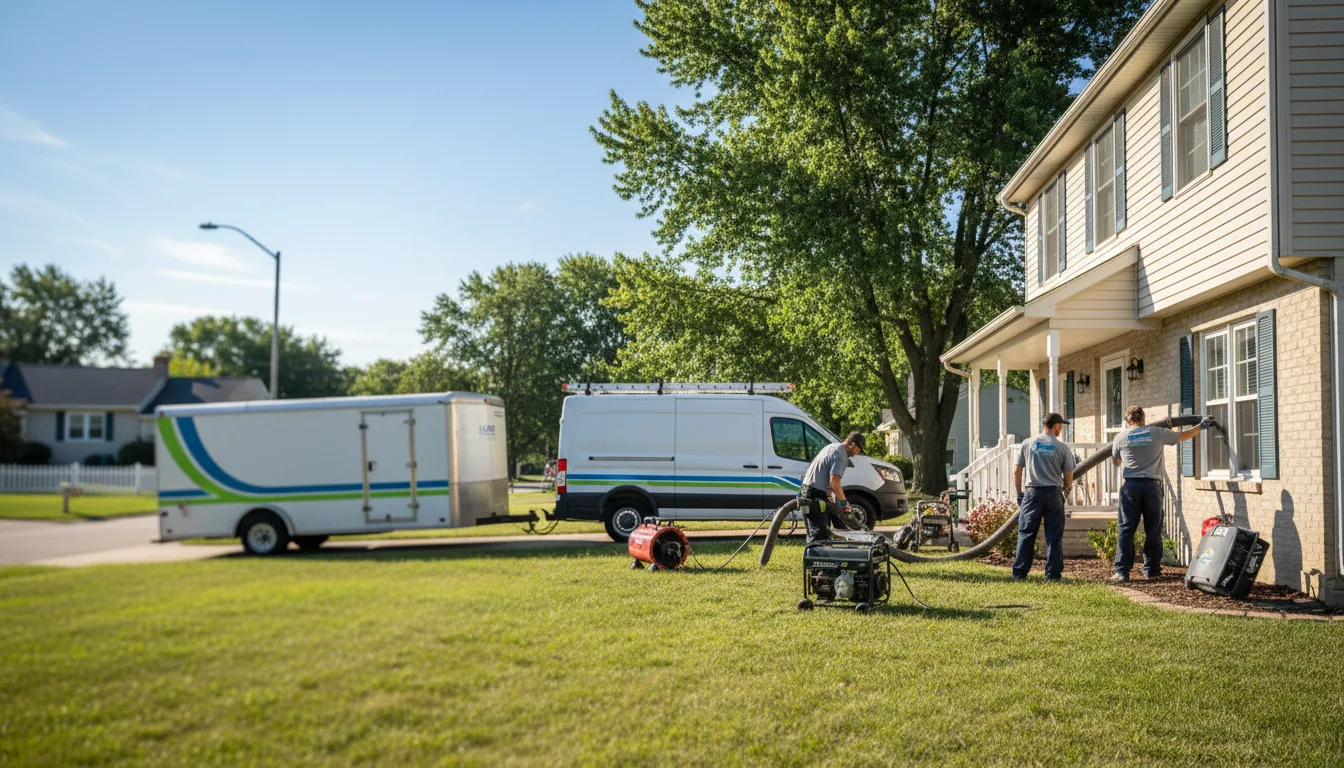 Flooded Basement Restoration And Cleanup With Repair in Aurora, IA near me